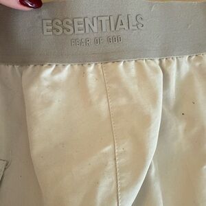 Essentials Beige Pencil Skirt